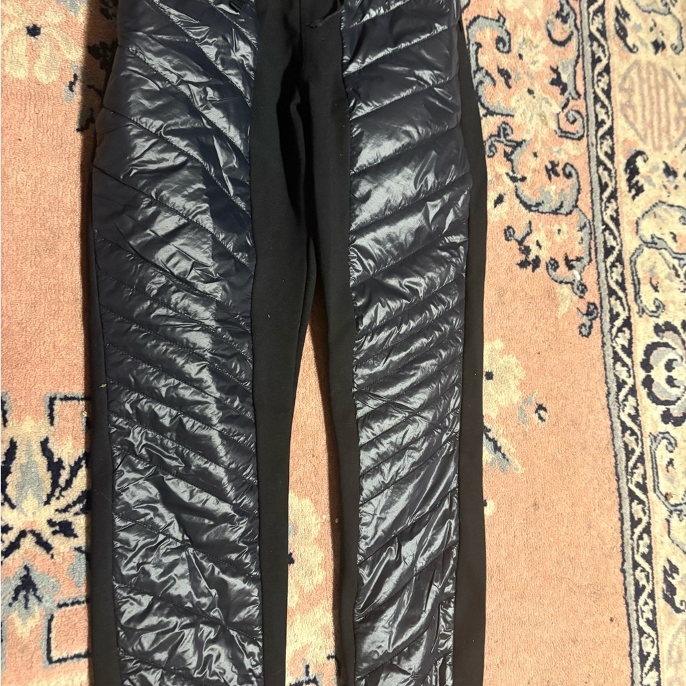 Alp N Rock Black Quilted Joggers